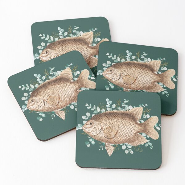 Item preview, Vintage Golden Fish Illustration designed and sold by 4CoolKats.