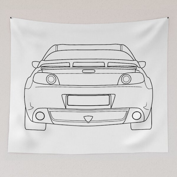 Item preview, Mazda RX-8 rear black lines designed and sold by EdimDesign.