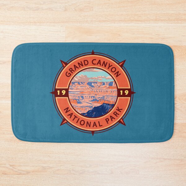 Item preview, Grand Canyon National Park Retro Compass Emblem designed and sold by KrisSidDesigns.