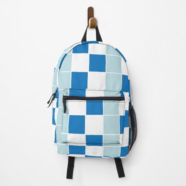 Item preview, White Blue Checkerboard Pattern designed and sold by Nisha Prabhu.