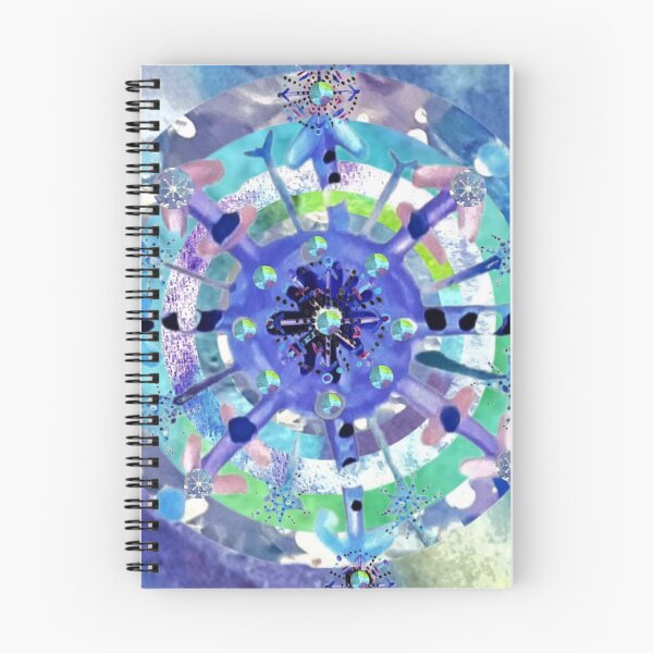 Item preview, Snowflake Mandala Watercolour Collage designed and sold by DefaultOneWorld.