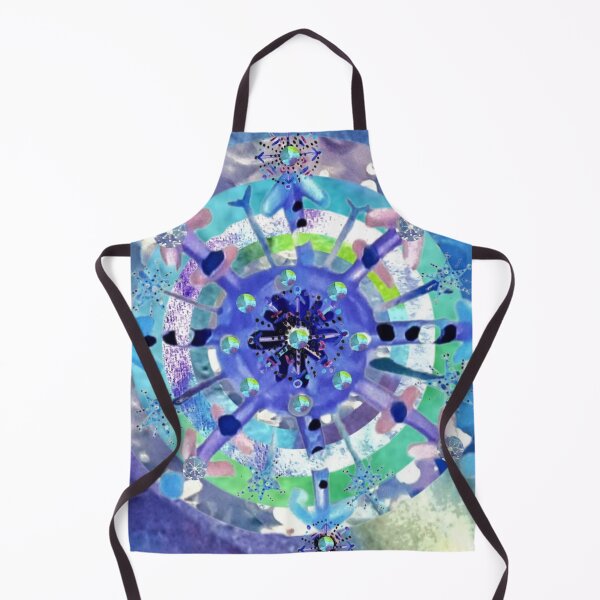 Item preview, Snowflake Mandala Watercolour Collage designed and sold by DefaultOneWorld.