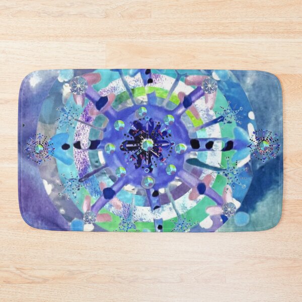 Item preview, Snowflake Mandala Watercolour Collage designed and sold by DefaultOneWorld.
