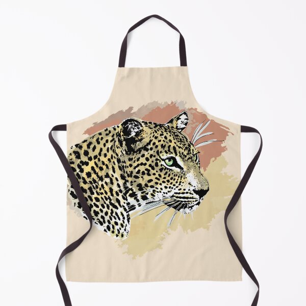 Item preview, Leopard Portrait Watercolor Artwork for Leopard Fans designed and sold by Scotch Macaskill.