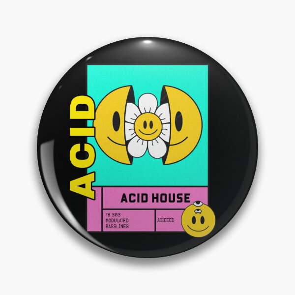 Item preview, ACID HOUSE - Flower designed and sold by Discothreadz.