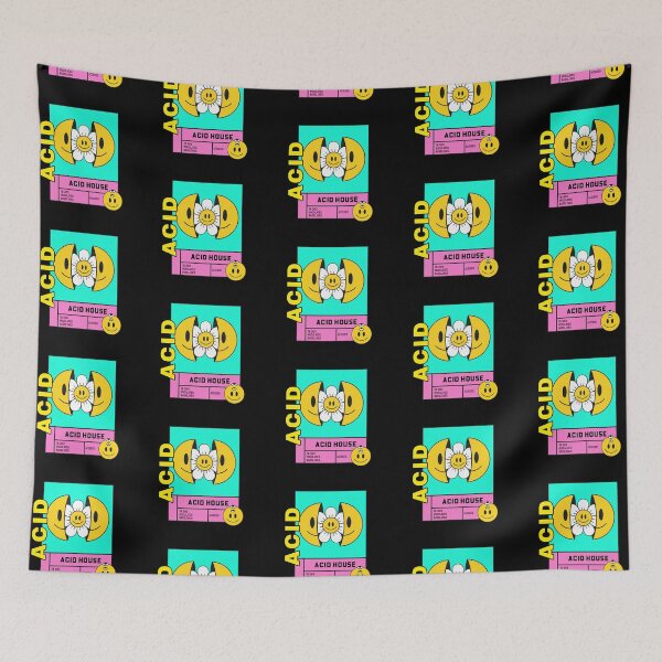 Item preview, ACID HOUSE - Flower designed and sold by Discothreadz.
