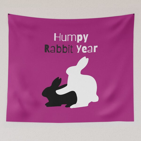 Item preview, Happy Humpy Rabbit Year designed and sold by trendingatees.