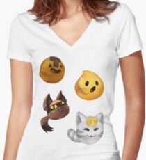 Slime Rancher Set Women's Fitted V-Neck T-Shirt