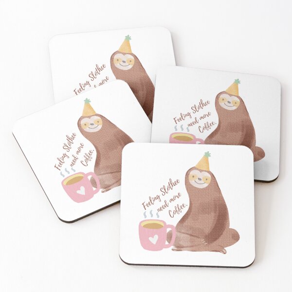 Item preview, Feeling Slothee Need More Coffee designed and sold by karolaan.