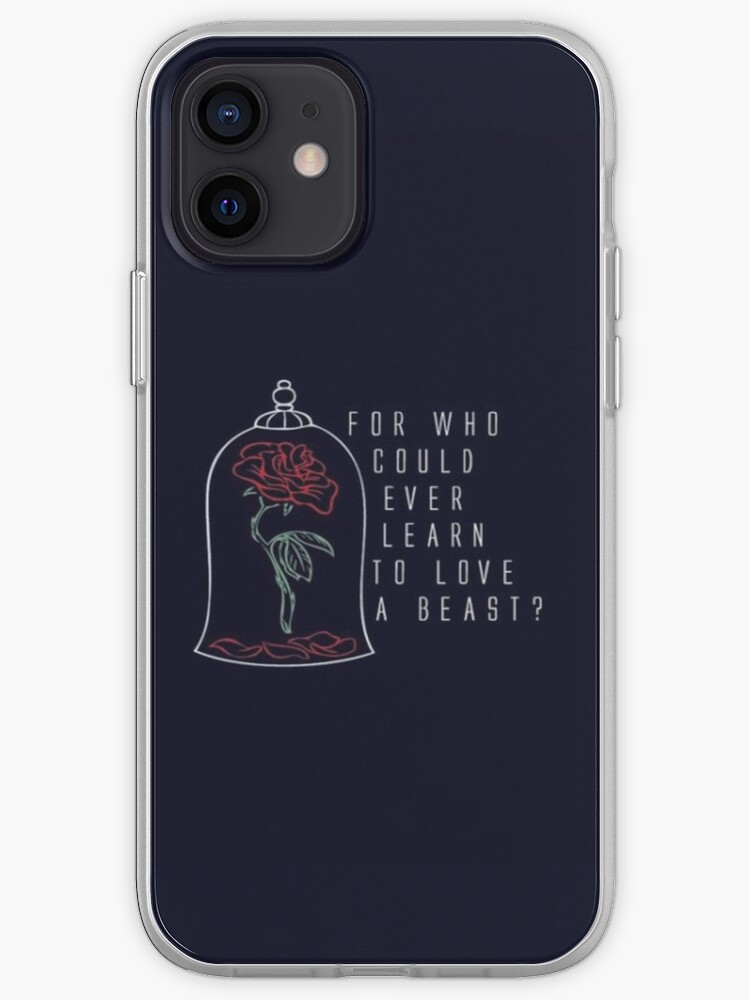 Coque Iphone Citation La Belle Et La Bete Par Quotelover19 Redbubble