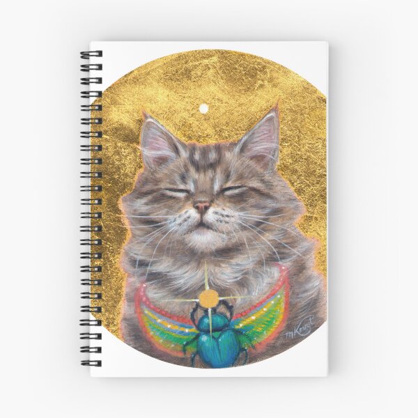 Item preview, "I AM" - kitten with scarab designed and sold by marjoleinkruijt.