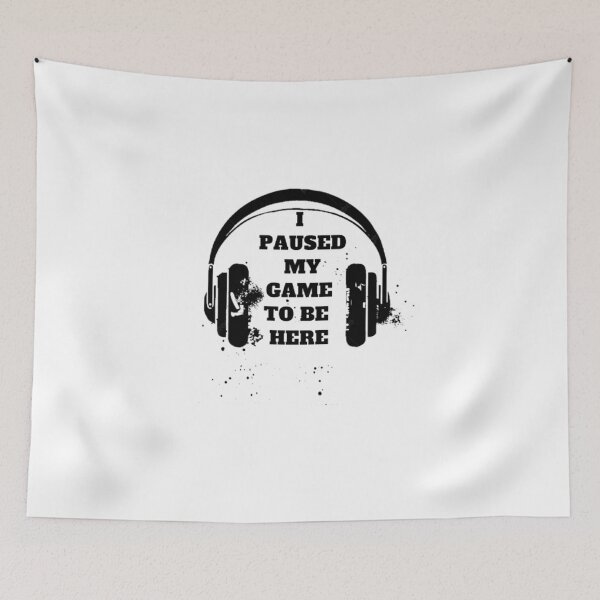 Item preview, i paused my game to be here  designed and sold by designoDZ.
