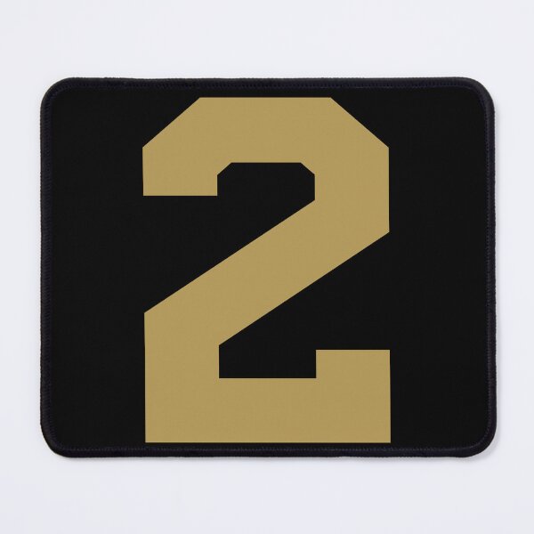Item preview, Number 2, Gold one, Sports number 2 designed and sold by TheCultStuff.