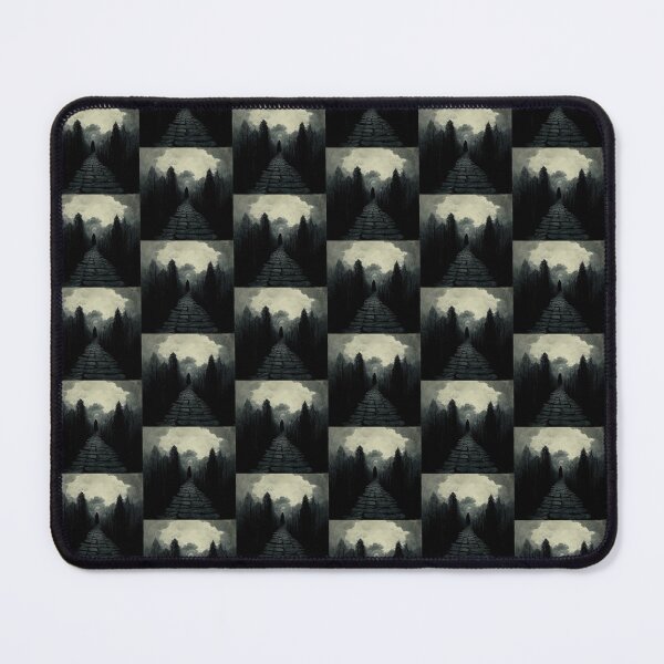 Item preview, Scary dark scene in black and white designed and sold by WartonnoArt.