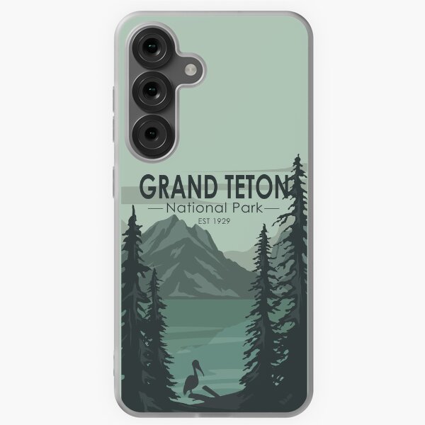 Item preview, Grand Teton National Park Crane Vintage designed and sold by KrisSidDesigns.