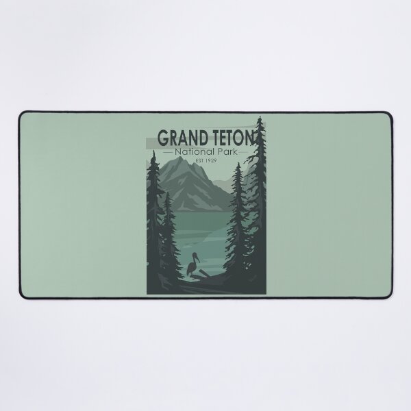Item preview, Grand Teton National Park Crane Vintage designed and sold by KrisSidDesigns.