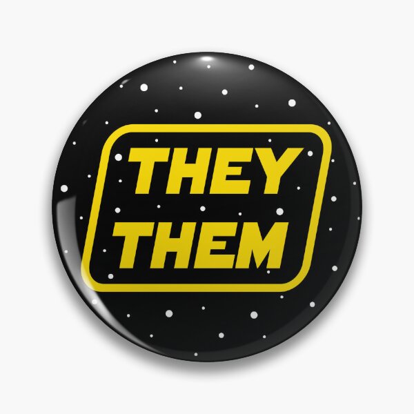 Item preview, Double Value Pronoun Pack - They/Them - Space Style Text designed and sold by Wizzles Emporium.