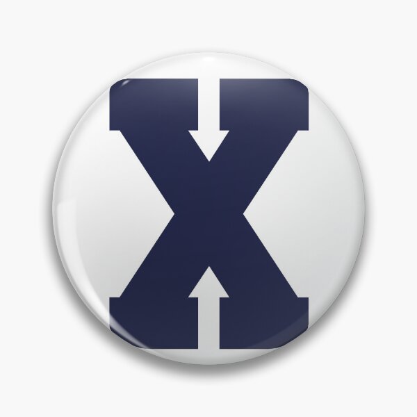 Item preview, Alphabet, Marine Blue X, Sports letter X navy designed and sold by TheCultStuff.