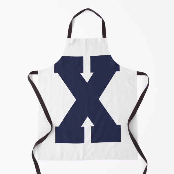 Item preview, Alphabet, Marine Blue X, Sports letter X navy designed and sold by TheCultStuff.