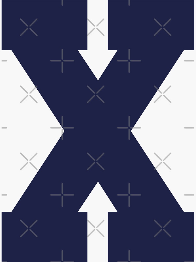 Alphabet letter 'x' Sticker for Sale by MitokDesignShop