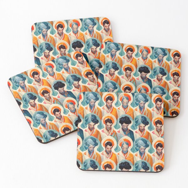 Item preview, Abstract Cultists In Colorful Robes designed and sold by Blak-Sheep.
