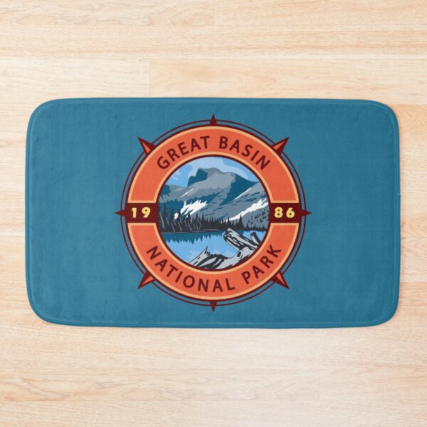 Item preview, Great Basin National Park Retro Compass Emblem designed and sold by KrisSidDesigns.