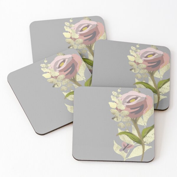 Item preview, Shabby chic abstract hand drawn wild rose gold pattern - Caroline Laursen Original designed and sold by Caroline Laursen.
