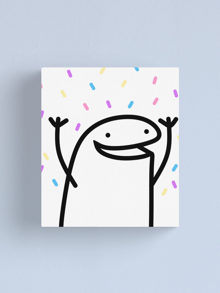 Flork cake Happy birthday meme Mounted Print for Sale by