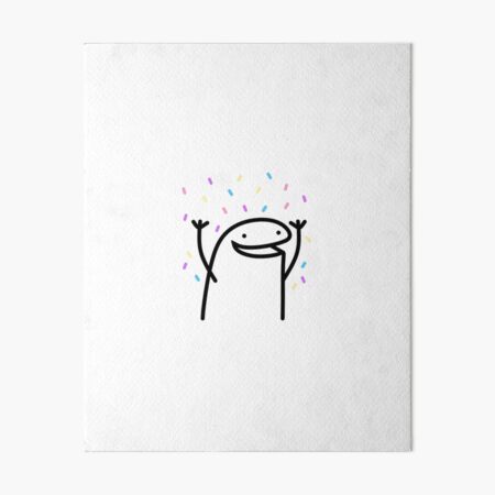 Flork cake Happy birthday meme Art Board Print for Sale by