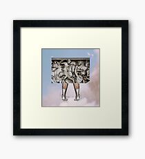 I NO LONGER FEAR THE RAZOR GUARDING MY HEEL III Framed Print