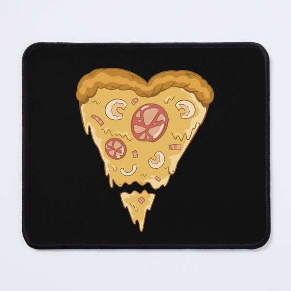 Item preview, Heart shaped pizza slice designed and sold by DerSenat.