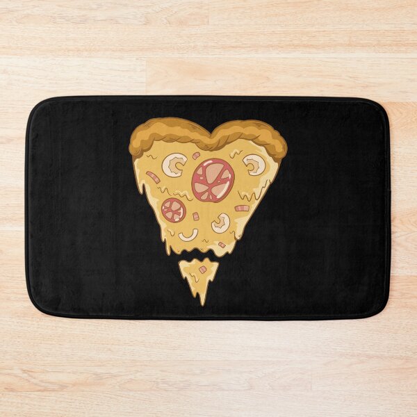 Item preview, Heart shaped pizza slice designed and sold by DerSenat.