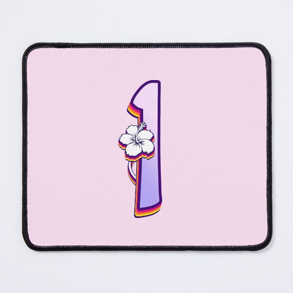 Item preview, Number 1 - One , Hibiscus Flower designed and sold by cuteartdesign.