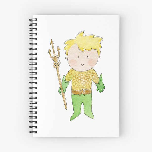 Artikelvorschau, Aquaman niedlicher Aquarellcharakter entworfen und verkauft von alisonsadler.
