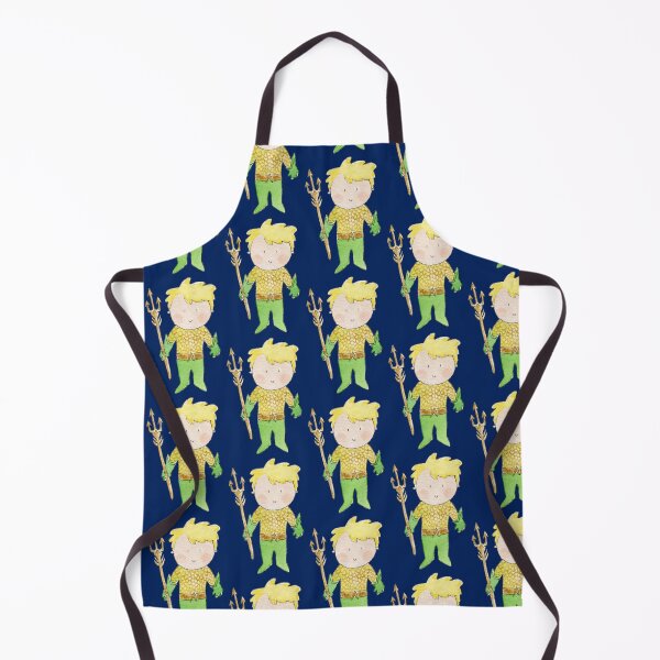 Item preview, Aquaman cute watercolor character designed and sold by alisonsadler.