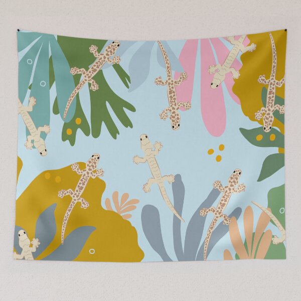 Item preview, Geckos in the Jungle #1 #decor #art designed and sold by Anita's & Bella's Art.