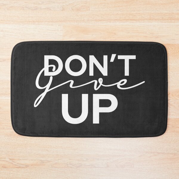 Item preview, Don't Give Up- white designed and sold by bapatentar.