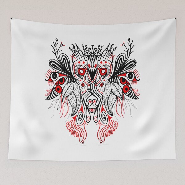 Item preview, Goat Bode Alien Psychedelic designed and sold by Tereza Skatera.