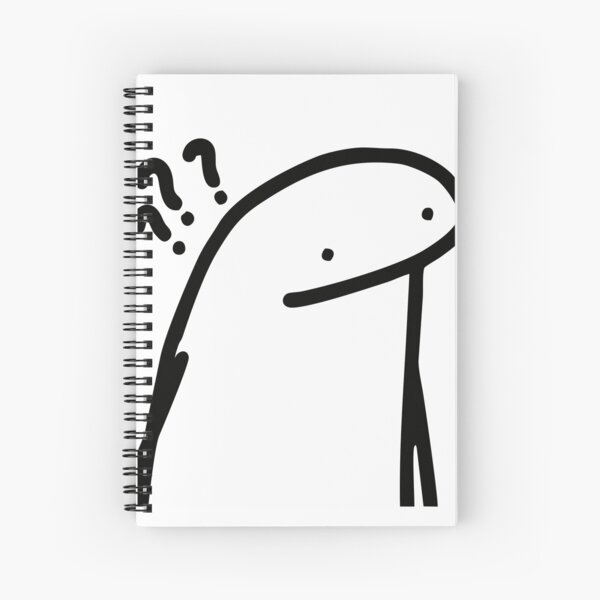 Confused Flork meme Spiral Notebook for Sale by onlyheba in 2023