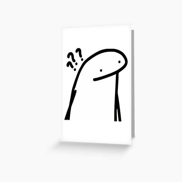 Cool Flork meme Greeting Card for Sale by onlyheba