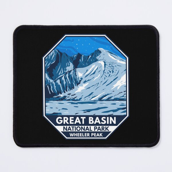 Item preview, Great Basin National Park Wheeler Peak Emblem designed and sold by KrisSidDesigns.