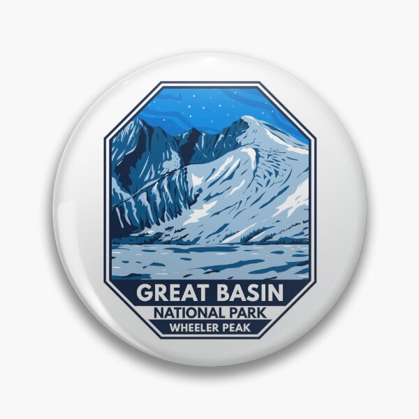 Item preview, Great Basin National Park Wheeler Peak Emblem designed and sold by KrisSidDesigns.