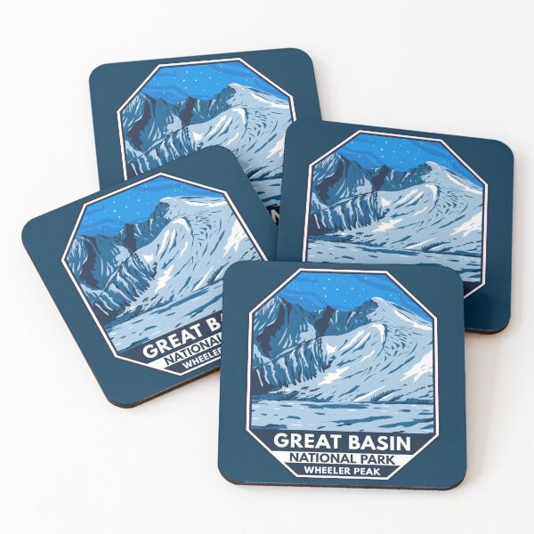 Item preview, Great Basin National Park Wheeler Peak Emblem designed and sold by KrisSidDesigns.
