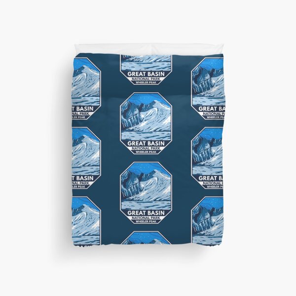 Item preview, Emblema del pico Wheeler del Parque Nacional de la Gran Cuenca designed and sold by KrisSidDesigns.