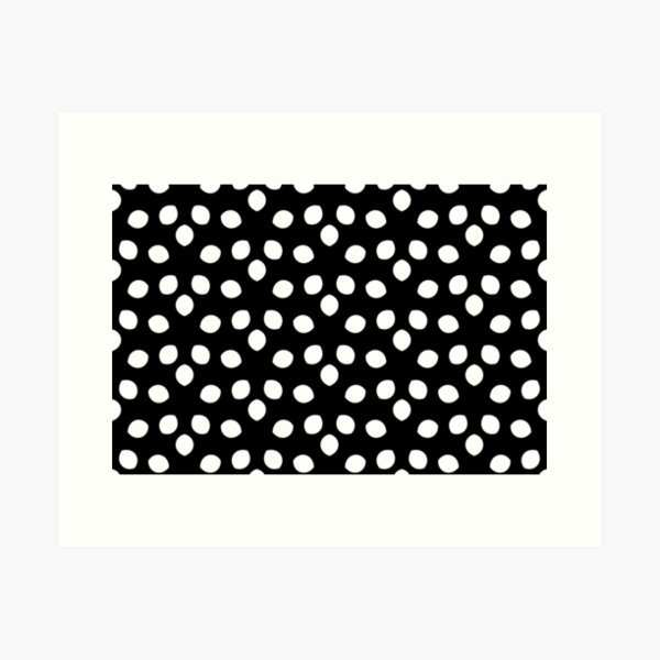 Item preview, Black and White Minimal Shape Ornamental Pattern designed and sold by All-Black-White.