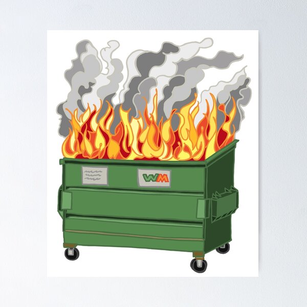 Item preview, Dumpster Fire designed and sold by Carrie Cizauskas.