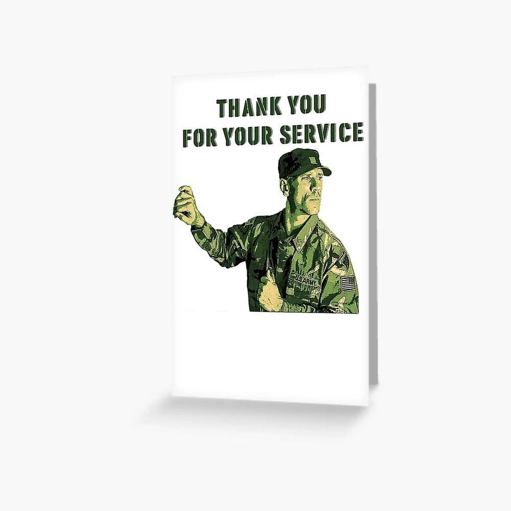 Johnny Sins Military Greeting Card by Lowgik | Redbubble