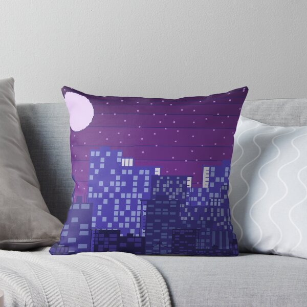 Item preview, Purple Pixel City designed and sold by imaginator24.