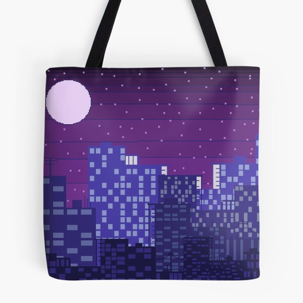 Item preview, Purple Pixel City designed and sold by imaginator24.