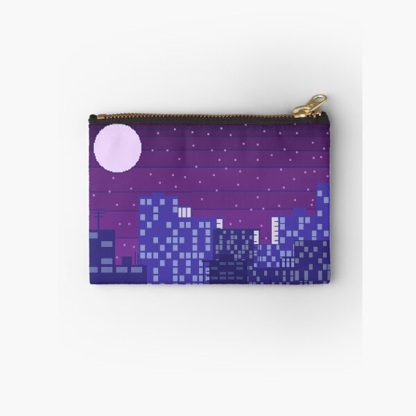 Item preview, Purple Pixel City designed and sold by imaginator24.